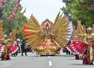 Angkat Tema PANCASILA, Smadangawi Lenggak-Lenggok di Ngawi Carnival 2017