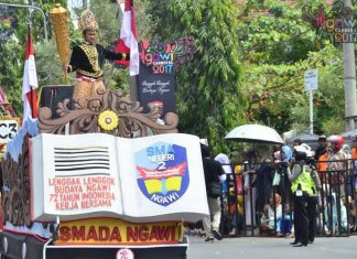 Alhamdulillah Juara 2 Lenggak – Lenggok Ngawi Carnival 2017