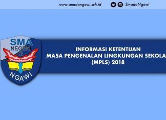 Ketentuan Masa Pengenalan Lingkungan Sekolah (MPLS) 2018