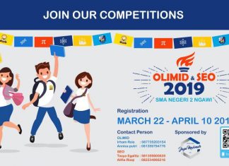 Join Our Competition : Olimpiade MIPA Smada dan Smada English Olympiad 2019