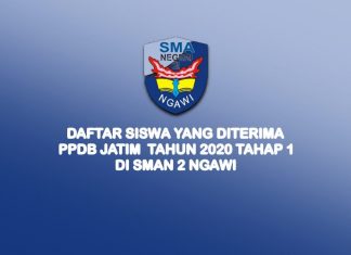 Daftar Nama Siswa yang Diterima PPDB Jatim Tahun 2020 Tahap 1