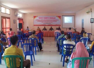 Rapat Komite Sekolah Penyampaian LPJ Anggaran SPM Tahun Pelajaran 2019/2020