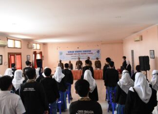Pelantikan dan Serah Terima Jabatan Pengurus OSIS SMA Negeri 2 Ngawi Masa Bakti 2020/2021