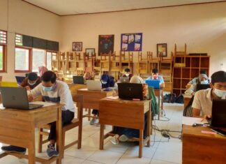 Ujian Satuan Pendidikan SMA Negeri 2 Ngawi Tahun 2021 Digelar Hari Ini