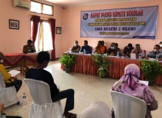 Pertemuan Komite Sosialisasi Program Sekolah Tahun Ajaran 2021/2022