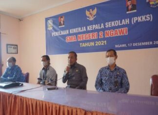 Penilaian Kinerja Kepala Sekolah SMA Negeri 2 Ngawi 2021