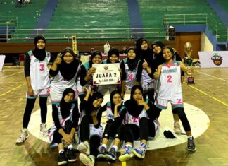 Tim Basket Putri Smadangawi Raih Juara 2 pada Kompetisi Wilis Basketball Competition 2022