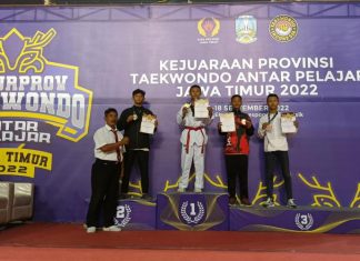Taekwondo Cendrawasih Smadangawi Borong Medali di Kejurprov Jawa Timur 2022