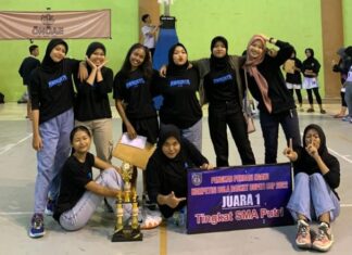 Bravo! Ekstrakurikuler Basket Smada Ngawi Sabet Tiga Juara Di Turnamen Bupati Cup Kabupaten Ngawi