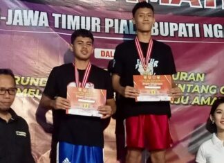 Arya Wildhan Raih Juara 2 di Kejuaraan Tinju Amatir se-Jawa Timur Piala Bupati Ngawi 2023