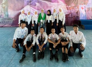 1 Guru dan 2 Siswa Baru SMA Negeri 2 Ngawi Taruna Indonesia Ikuti Camp MPLS SMA se-Jawa Timur di Koarmada II