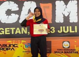 Salsabila Fibi Raih Medali Emas di Kejurprov IBCA MMA se-Jawa Timur 2023