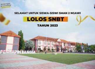 Selamat! Siswa SMA Negeri 2 Ngawi yang Diterima Jalur UTBK SNBT 2023
