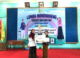 Saffana Atiya Raih Juara 1 Lomba Mendongeng Tingkat Karesidenan Madiun Tahun 2023