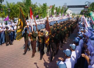 Diklat Resimen Taruna (Mentar) Angkatan 2 SMA Negeri 2 Ngawi 2023