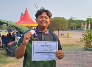 Ilham Najaha Raih Medali Perak Kejurnas Panahan Piala Dankormar Tahun 2023