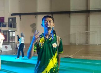 Mujadidi Faiza Sabet Medali Emas Kelas C Pencak Silat di Gadjah Mada National Championship 2023