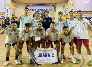 Futsal Smadangawi Raih Juara 2 di Turnamen Smaga Championship XIII Tahun 2024