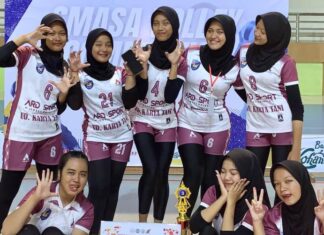 Ekstrakurikuler Voli Smadangawi Raih Juara 3 SMASA Volley Competition 2024