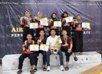 Tim Pencak Silat Smadangawi Borong Medali Emas dan Perak Kejurnas Airlangga Cup VII Tahun 2024
