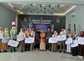 Ratusan Siswa SMP/MTs se-Kabupaten Ngawi Ikuti Olimid with SEO 2024