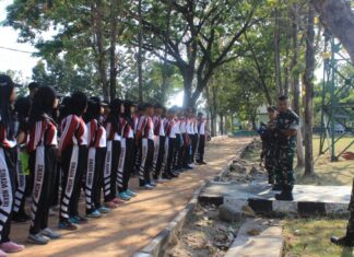 Diklat Resimen Taruna (Mentar) Angkatan 3 SMA Negeri 2 Ngawi 2024
