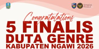 Membanggakan, 5 Finalis Duta Genre 2026 dari SMA Negeri 2 Ngawi