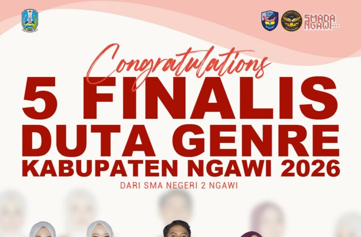 Membanggakan, 5 Finalis Duta Genre 2026 dari SMA Negeri 2 Ngawi