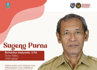 Bapak Richardus Hariyanto, S.Pd., Terima Kasih atas 26 Tahun Dedikasi untuk Smada Ngawi