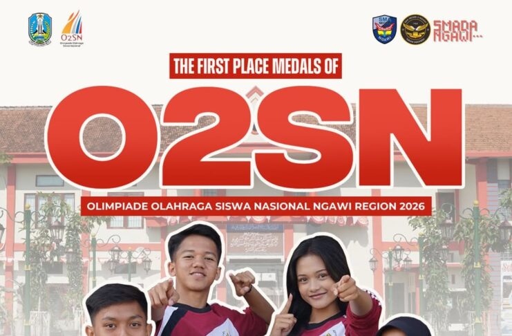 4 Siswa Smadangawi Raih Juara 1 O2SN Kabupaten Ngawi 2026